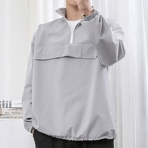 [오버나인] 남자 데이 반집업 아노락 자켓