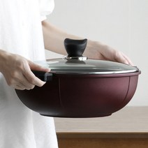 키친아트 인덕션 겸용 대형 전골 냄비 팬 멀티웍, 36cm