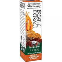 숙주 방어 버섯 호흡 추출물 1 fl oz