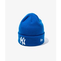NEW ERA MLB 리그 베이직 커프 뉴욕 양키스 비니 블루 아주르 KNIT LEAGUE BASIC CUFF NEYYAN BLU AZ