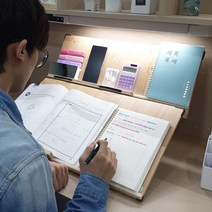 위즈독서대 에이블60 슬라이드 60A2 레일 각도조절형 2단독서대, 감성 징검다리