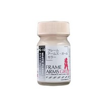 gaianotes 가이아노츠 30410 FG-10 프레임암즈 걸 컬러 화이트 프레쉬 반광택 15ml, 단일