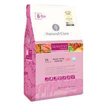 네츄럴코어 에코6센시티브솔루션연어S(작은알)10KG + 사료500g + 보노치즈2종, 1세트