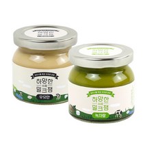 이제주몰 하양한 수제밀크잼 우유만+녹차랑 총2개, 단품없음