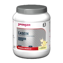 스위스 Sponser 스폰서 카세인 나이트 프로틴 헬스보충제 파우더 가루 바닐라 850g