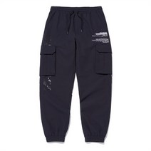 [인터크루] 세이브존01 건빵 우븐 조거팬츠 남여 공용 블랙 다크베이지 X1PL01A
