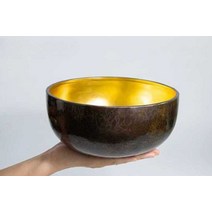 씽잉볼 요가좌종 요가종 불교싱잉볼 명상도구 사운드, 18cm 퍼플 골드 그릇