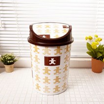 원룸 중형 일반 플라스틱 뱅뱅이 쓰레기통 휴지통 _20229911EA, 쿠팡 본상품선택