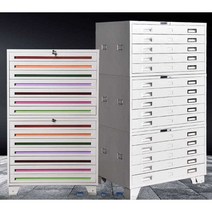 철제 도면 보관함 대형 5단 서랍장 문서보관 수납함, 상세 페이지 참고, 3) 대형 하단(바퀴)