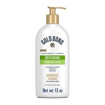 Gold Bond 얼티밋 리스토어링 스킨 로션 그린티 & 비타민 C 13 oz, 13 Oz (Pack of 1)_13 Ounce (Pa