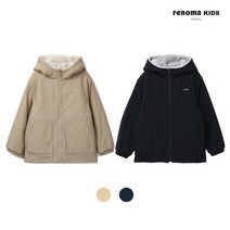 레노마 키즈 공용후드퍼리버시블점퍼 베이지 R2240J007 05