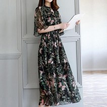 키첼 플라잉 쉬폰 원피스