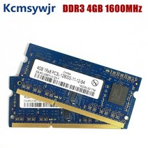 노트북 램 메모리 컴퓨터메모리카드 ELPIDA 칩셋 4GB 1Rx8 PC3 12800S DDR3 1600Mhz 4gb 노트북 메모리 모, 04 4G PC3L 1600MHzX2pcs