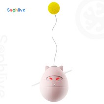 Sophlive 고양이 닌자 오뚝이 장난감 SLBD-C60, 핑크