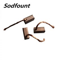 카본브러쉬 10pcs 전기 모터 수리 부품 345678910mm, 6.3x9.5x25mm