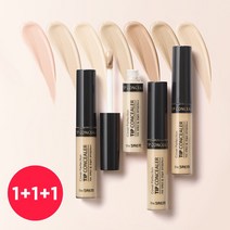 [더샘(화장품)] [무배][3개입] 더샘 커버 퍼펙션 팁 컨실러 6.5g, 0.5호 아이스베이지, 3개