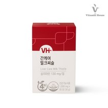 음주 피로감 간건강 비타민하우스 간케어 밀크씨슬 1000mgX30정, 30정, 1개