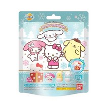 반다이 랜덤 피규어 입욕제 산리오 겨울컬렉션 75g, 단품 4549660526063