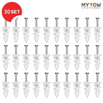 마이 토우 오픈 앙카 석고보드용 벌어지는 피스 30개입 벽옷 천장 선반 자천공, 본상품선택