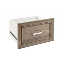 ClosetMaid SuiteSymphony Wood Drawer Add On Accessory Shaker Style for Storage Closet Clothes x, Natural Gray