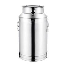 스텐 우유통 발효통 저장 탱크 육수통 대용량 밀봉통 막걸리, A. 58L