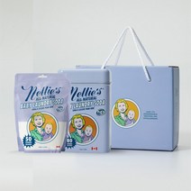 [넬리] 베이비 선물세트 세탁세제 (틴1kg+파우치726g) 유아옷 어른옷, 1세트