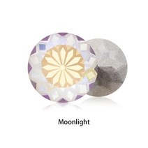 아쿠아씰 연꽃 비즈 보석 라인석 장식 개 스트 라스 라운드 쥬얼리 네일 아트 크리스탈 접착제 럭셔리, 없음, Moonlight+14mm+10 Pcs
