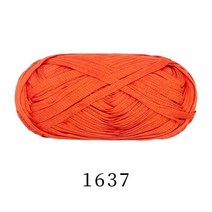 뜨개실 쟈이언트얀 형광뜨개실약70M 평면 모직 원사 DIY 뜨개질 양모 깔개 짠 실 면직물 손 바구니 담요, 29 1637