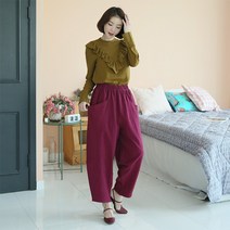 조화e 지금제일핫해 밴딩팬츠 배기바지 절바지 항아리바지 편한바지 300시리즈