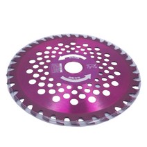 강력한 36개 원형 톱날 초강력 일제 예초기날 교체형 잔디 잡풀 제거 절삭날 185mm, 1장(OEM 중국)