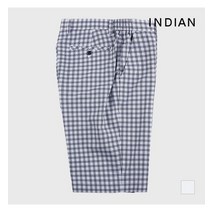 [INDIAN] 화이트 체크 반바지__MITDSXM4101