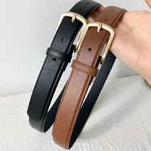 2컬러 여자 데일리 3cm 소가죽 벨트