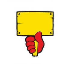 데라필 쇼카드 손모양 쇼클립