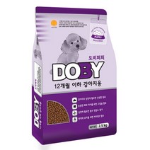 도비 퍼피 12개월이하 강아지용 사료 2.5kg, 10개
