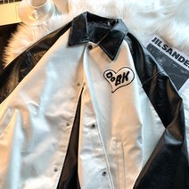 레더자켓 세무 인조가죽자켓 갈색 코디 무스탕 노카라 남자 캐주얼 라이딩 여자