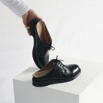 남성 페이크구두 베이직 레이스업 블로퍼 정장 슬리퍼