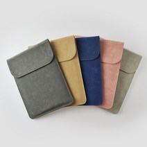 마켓토토 (무료이니셜각인)아이패드 파우치 10인치 11인치 태블릿 갤럭시탭, 브라운+각인