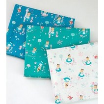 원단마트 DISNEY 면 20수 DTP 코튼 디즈니 베이비 앨리스 3종