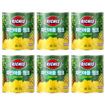 동서식품 리치스 파인애플 슬라이스 3kg [6캔]