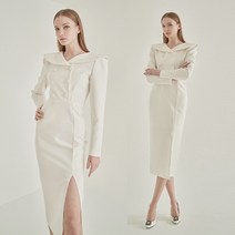 MUMUSEE [국내제작/연예인협찬] 뉴아델 3color 셀프웨딩 리마인드 브라이덜샤워 원피스 피로연 드레스 돌잔치 자켓 빈티지 빅사이즈