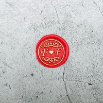 실링왁스 비즈 청첩장 인장 미니씰 도장 DIY 맞춤 더블 이름 2 이니셜 편지 스탬프씰링 왁스웨딩 왁스 인감 스탬프 초대장 봉투, Style 4 with handle