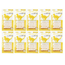 더캣츠 미니 베로베로 골드 고양이간식 10g x 5p, 치즈크림맛, 50세트