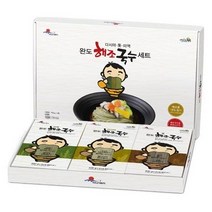 간편한 톳 미역 다시마 국수 3종 세트 (육수용 분말스프 포함)