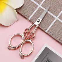 유럽 ​​복고풍 재단사 가위 크로스 스티치 골동품 빈티지 가위 스레드 자수 가위 봉제 수공예품 diy 바느질, 4