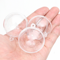 오꿈 투명공 플라스틱 투명캡슐 아크릴볼, 01 투명공 원  4cm 5set, 1