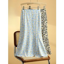 쉬폰롱스커트 여성롱스커트 메쉬 a라인 봄 여름 슬림 인어스커트