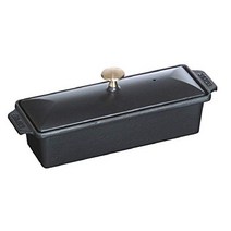 스타우브 애나멜 주물냄비 사각냄비 2가지 사이즈 캠핑 튀김 냄비, 30cm x 11cm