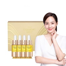 [주름/탄력/리프팅/기미/미백개선 안티에이징 앰플]울트라브이 시즌3 이데베논 프레스티지 앰플 10ml X 4병 + 증정품(참존 크림에센스 30ml), 1박스