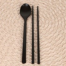 블랙원목 옻칠 수저세트 40504EA, 본상품선택, 본상품선택