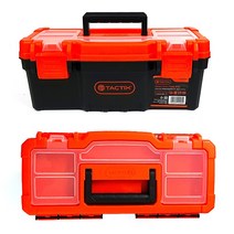 TACTIX 공구함 33cm (플라스틱 공구통 부품함 낚시도구 공구박스 약상자 소품통 비즈 나사 피스 부속함 정리함)